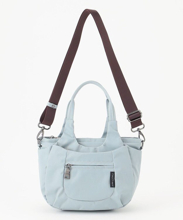 Y'SACCS 【Y’SACCS vous et】ラウンド2WAYミニトート ライトブルー