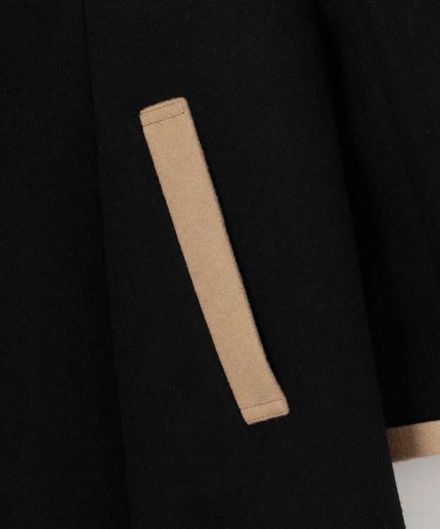 TOCCA MUSE ウールメルトンコート ブラック系8