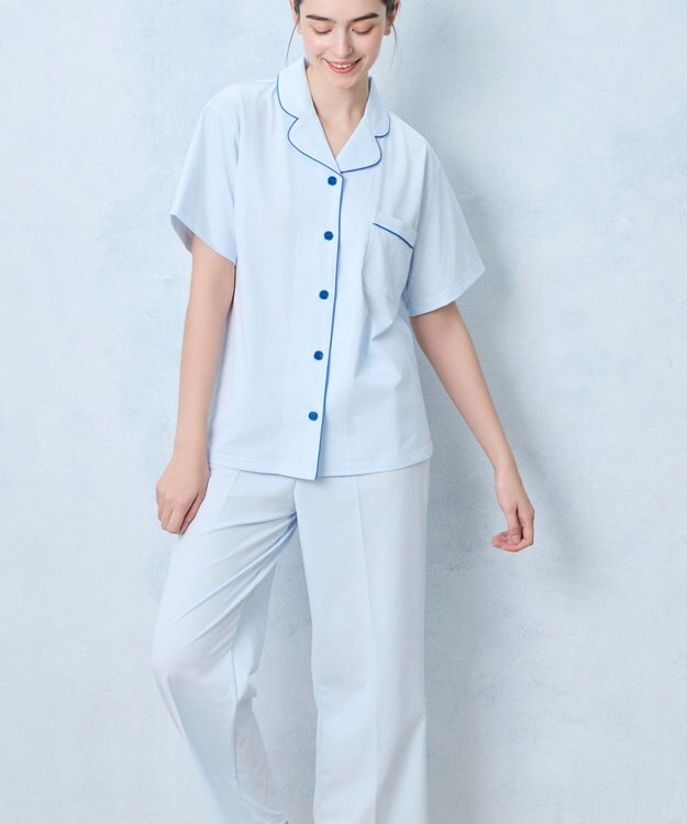 une nana cool 【綿混】両染ジャージ半袖パジャマ MADE WITH LIBERTY FABRIC SX