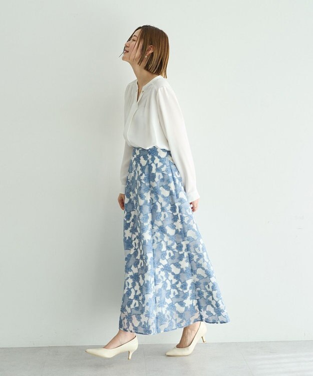 YECCA VECCA アクセサリー付きブラウス Off White