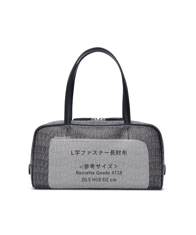 PELLE BORSA スモールボストン Grise グリーズ 9116 ブラック
