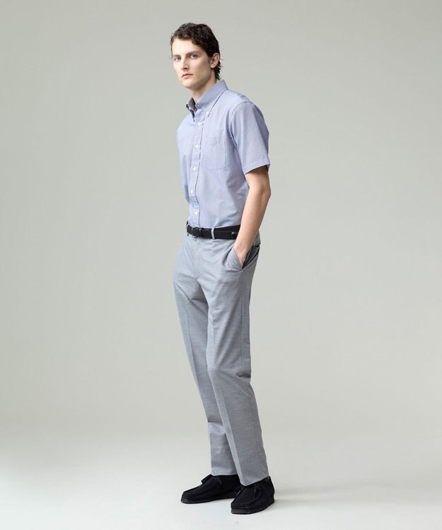 J.PRESS MEN 過酷な夏を乗り切るマストな1着！【 高通気性 / 軽量 / ノンアイロン / 撥水】【BEAT HEAT SYSTEM】半袖シャツ / B.D. ネイビー系3