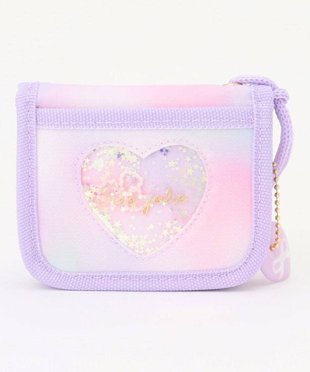 ANY KIDS シャラシャラファスナーウォレット レインボー