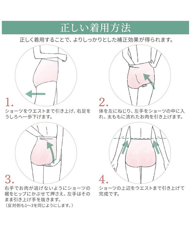 BRADELIS New York 【カヤビューティーラボ】ヒップUP!二分丈ショーツ24 補正 パールグレージュ