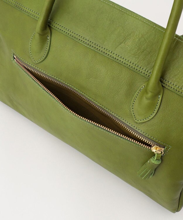 UNBILLION 【テレビ ドラマ着用アイテム】perche 姫路オイルレザーフラップ付きトートバッグ OL