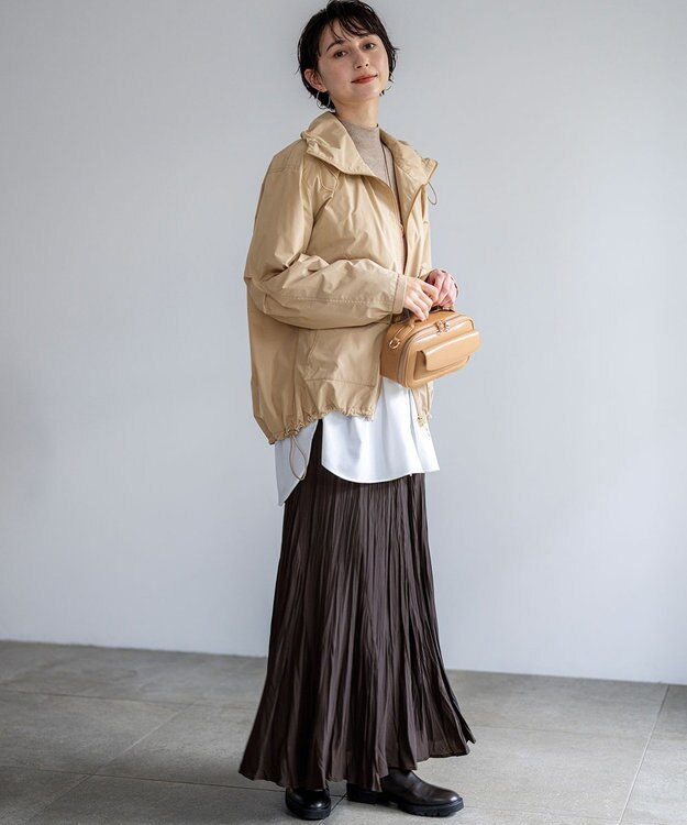 23区 【先行予約】フラップポケット2WAY ショルダーバッグ キャメル系