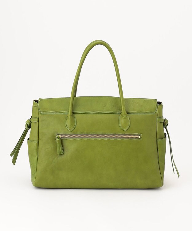 UNBILLION 【テレビ ドラマ着用アイテム】perche 姫路オイルレザーフラップ付きトートバッグ OL