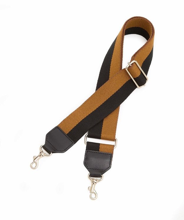 TOPKAPI 【Breath TOPKAPI】50mm バイカラーテープ ショルダー ベルト キャメル