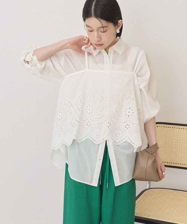 AMERICAN HOLIC レースビスチェ Off White