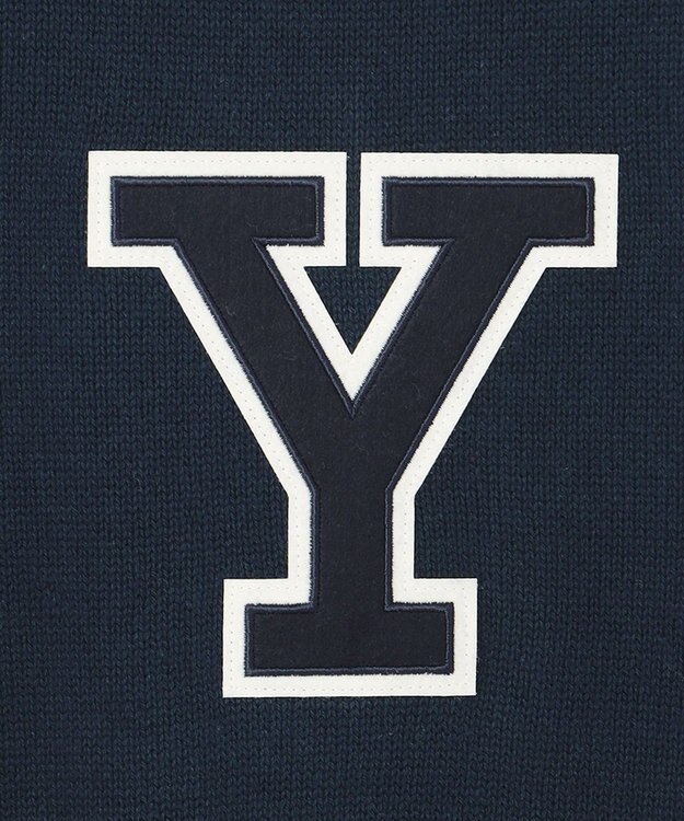 J.PRESS MEN 【Pennant Label】Varsity Crewneck Sweater / Yale ネイビー系