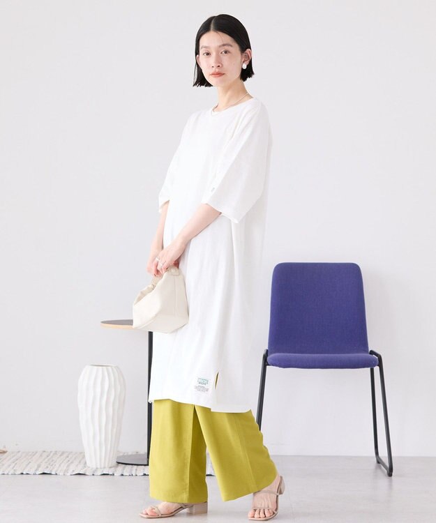 AMERICAN HOLIC DISCUS Tシャツワンピース Off White