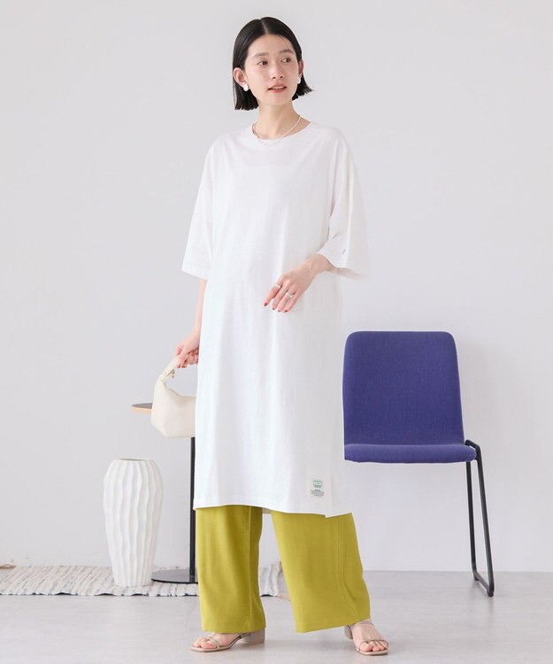 AMERICAN HOLIC DISCUS Tシャツワンピース Off White