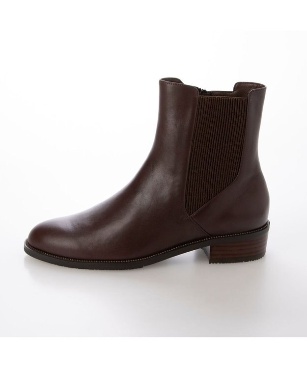 ing <ing>サイドゴアブーツ ダークブラウン