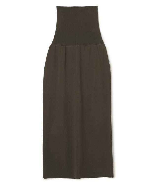 BEIGE， LAURA / ドライタッチ ストレッチニットスカート Khaki