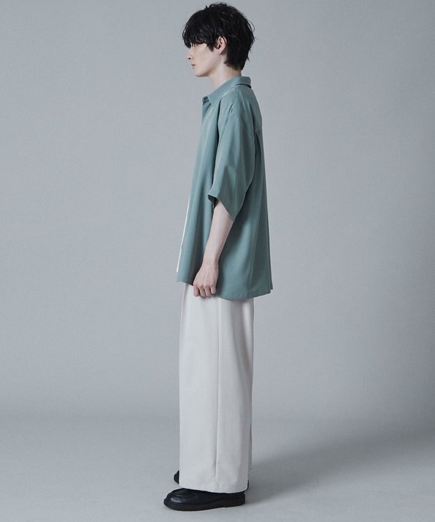 WEGO トロミBIGシャツ（S） グリーン