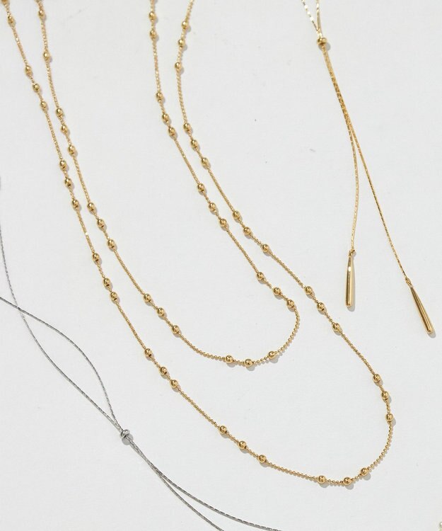 23区 2連 ドットチェーン ネックレス ゴールド系
