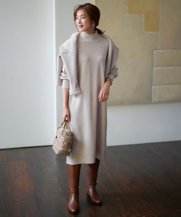 23区 【CLASSY.1月号掲載】ジョッキーベルト ブーツ ダークブラウン系