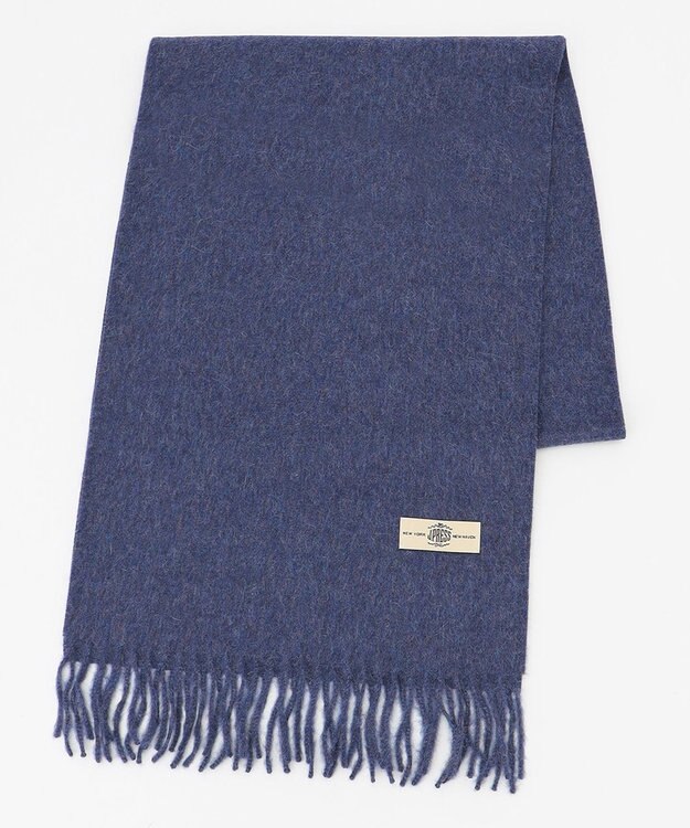 J.PRESS MEN ソリッド マフラー ブルー系