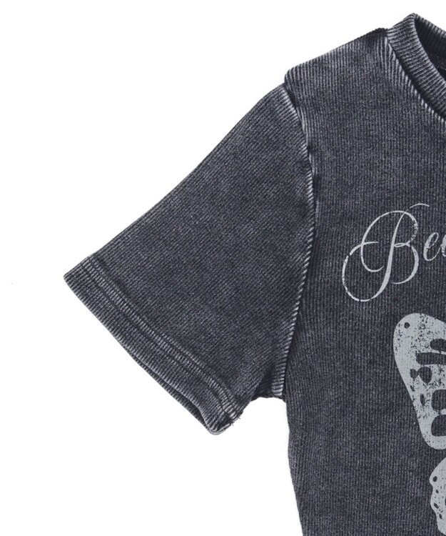 WEGO ヴィンテージウォッシュグラフィックリブT 柄1