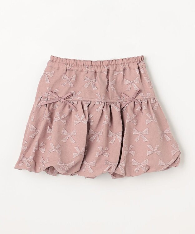 ANY KIDS リボン バルーンスカート ピンク