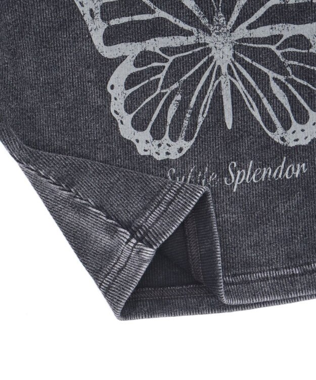 WEGO ヴィンテージウォッシュグラフィックリブT 柄1