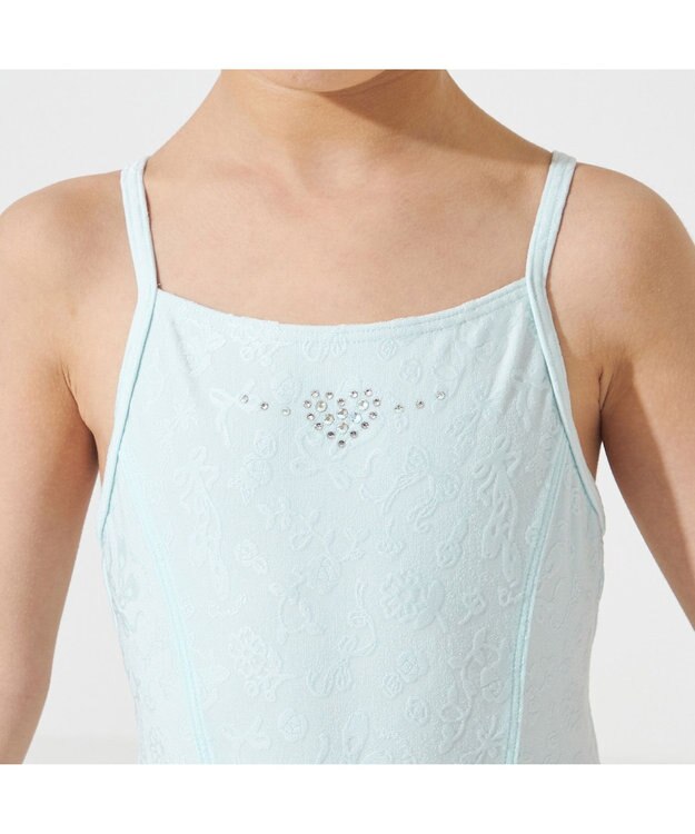 Chacott スカート付レオタード ベビーブルー