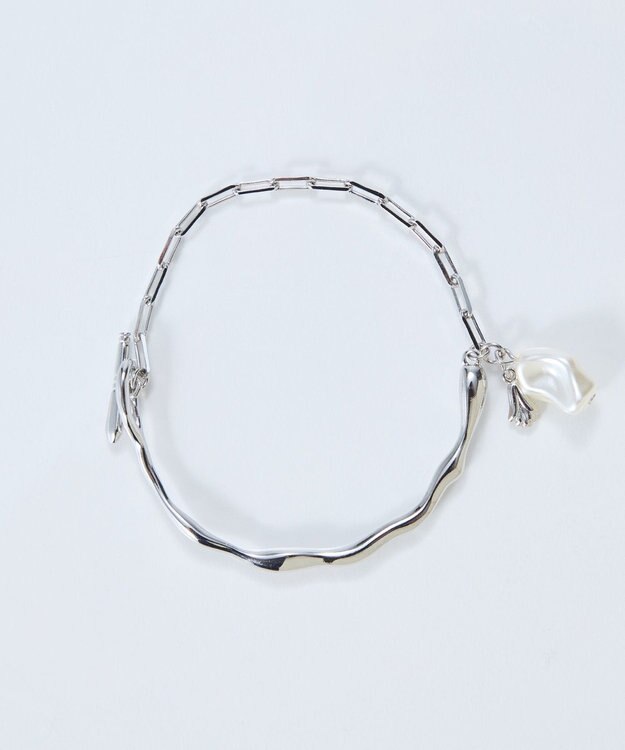 Phoebe フロウラインメタルブレスレット　シルバー シルバー