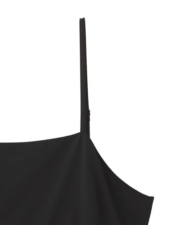 AMERICAN HOLIC 【選べる丈】【イージーケア】サッカーキャミワンピース Black