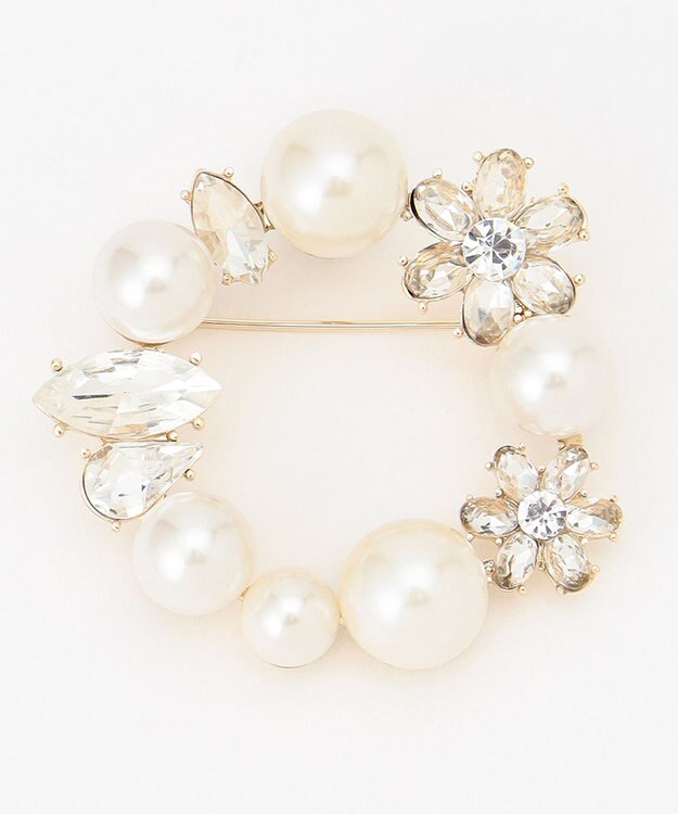 TOCCA BOUQUET BROOCH NECKLACE 2WAY ブローチネックレス ゴールド系