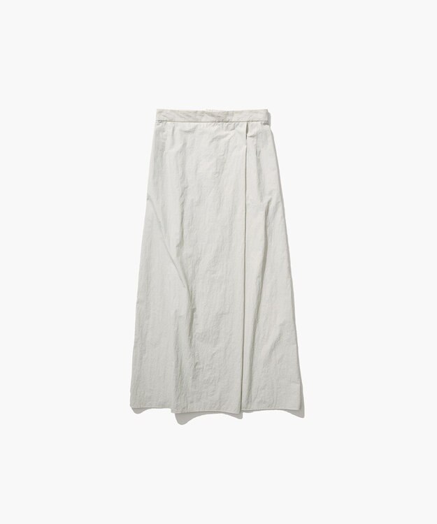 ATON HAND DYED NYLON | ラップスカート GRAY