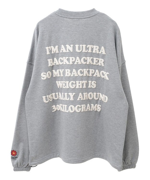 CRAFT STANDARD BOUTIQUE URANIWAプリントスウェット Gray Mixture