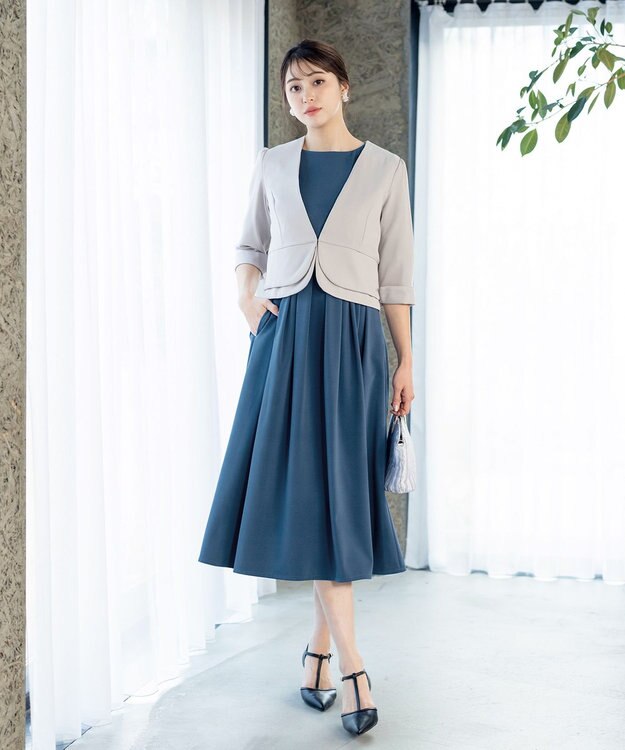 Tiaclasse L 【新色追加・洗える】バックリボンジャレロ グレー