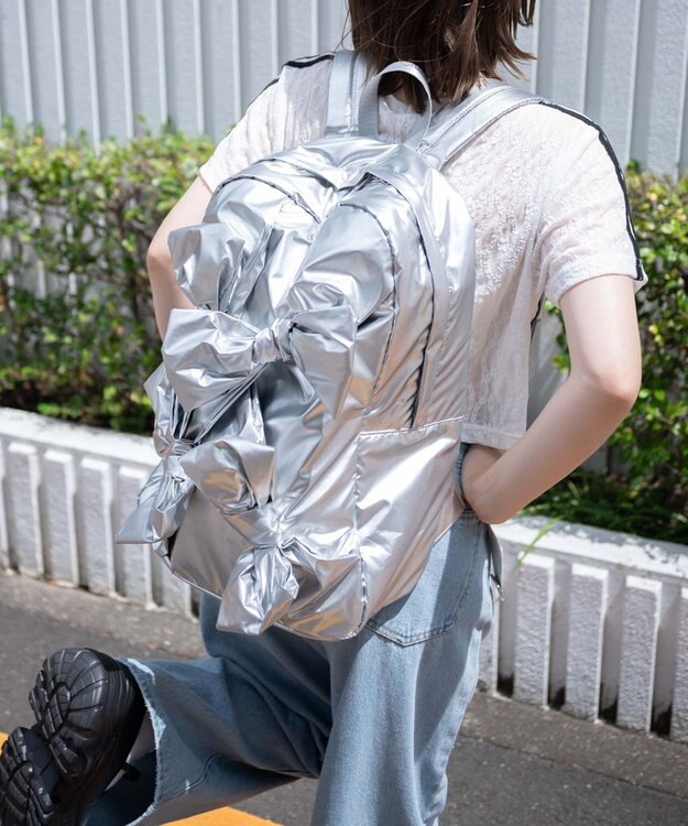 WEGO BIGリボンデイパック シルバー