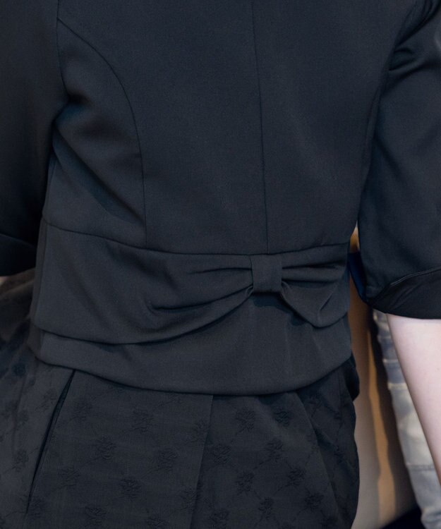 Tiaclasse L 【新色追加・洗える】バックリボンジャレロ ブラック