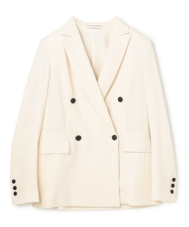 BEIGE， 【セットアップ対応】SPHENE / ダブルブレストピークドラペルジャケット Ecru