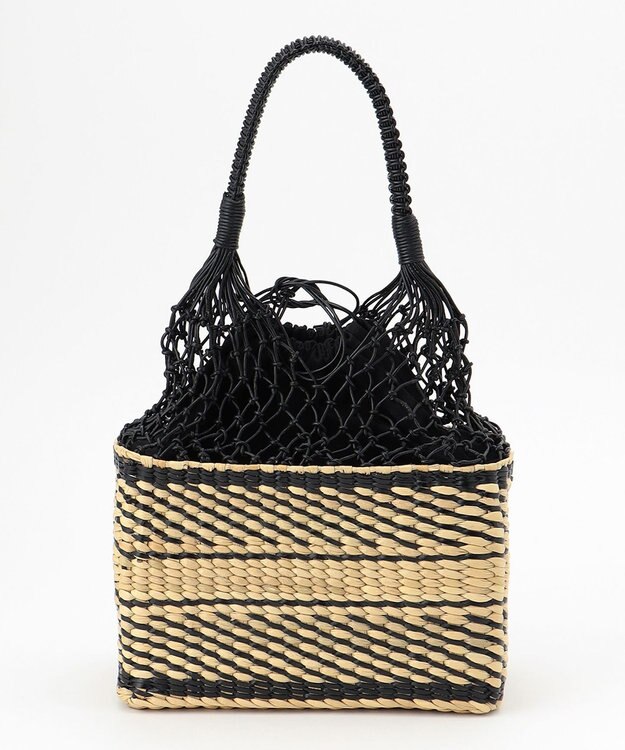 自由区 MAISON N.H PARIS ネットカゴバッグ ブラック系