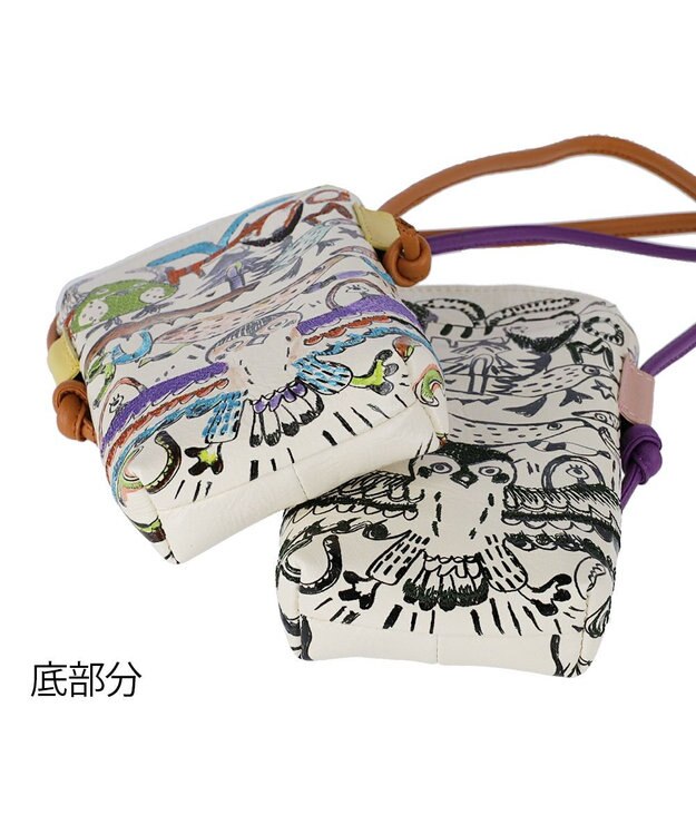 tsumori chisato CARRY ムーンライトアニマル モバイルケース スマホケース スマホショルダー マルチ