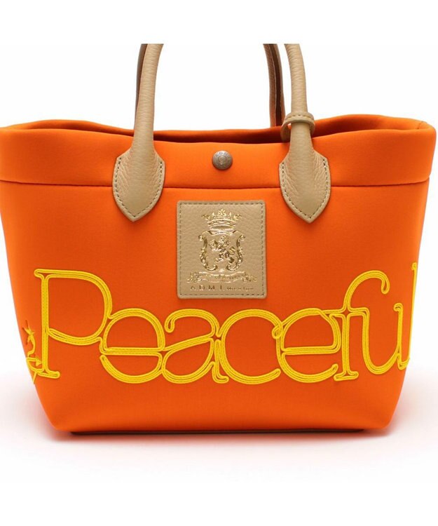 A.D.M.J. 【魔法の様に軽い】マジックライト/コード刺しゅうキューブトート21cm(Dカン付) MA/MAOS