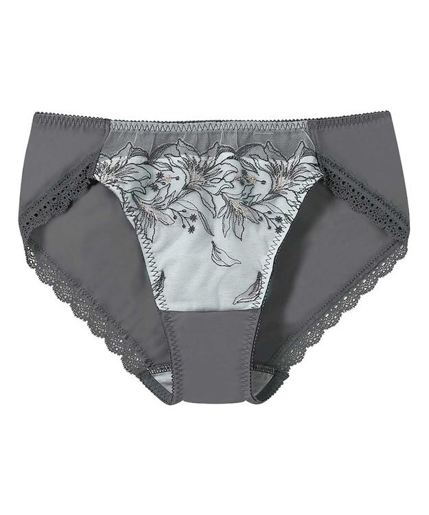 AMPHI ショーツ 【BRAGENIC ブラジェニック 脇高細見えタイプ】 BMI353とペア 吸汗速乾(後ろ身頃) アウターにひびきにくい(裾) PMI153 アンフィ／ワコール グレー