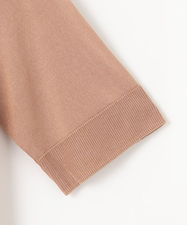 自由区 L 【アンサンブル対応・洗える】マラケシュフラワープリント半袖 ニットプルオーバー マルチ