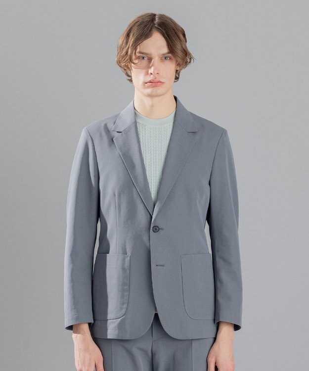 JOSEPH HOMME ハイツイストアイアスギャバ　ジャケット ライトグレー系