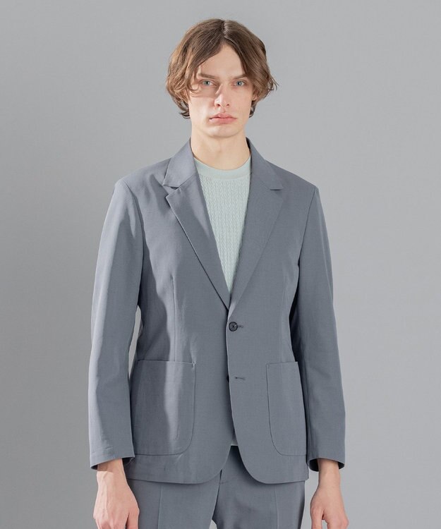 JOSEPH HOMME ハイツイストアイアスギャバ　ジャケット ライトグレー系