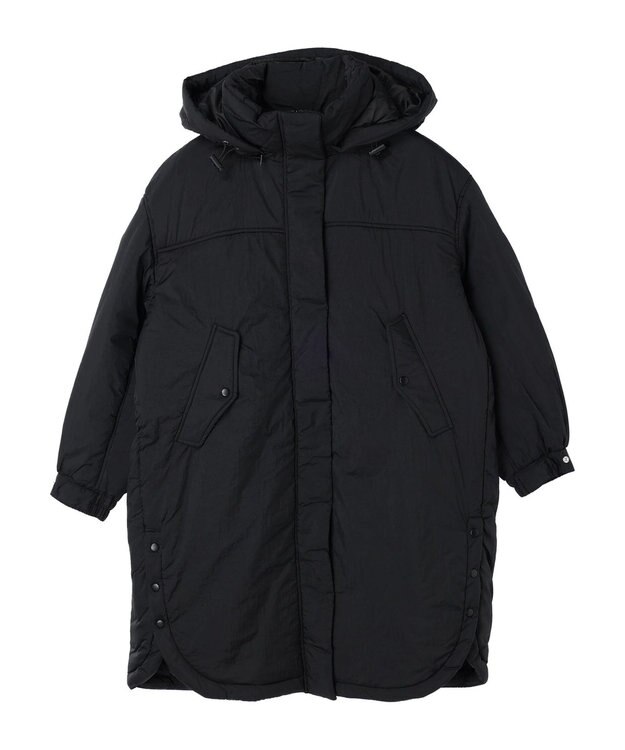 earth music&ecology ２ｗａｙ中綿モッズコート Black