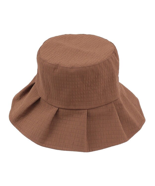 Green Parks ・エンボスギャザーハット Brown