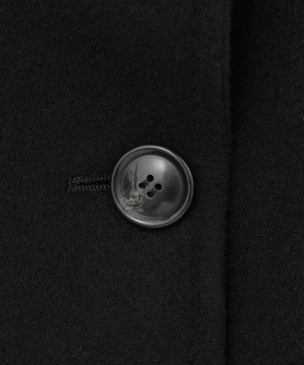 BEIGE， 【WEB限定】BORNIOL / ビックカラーコクーンコート Black