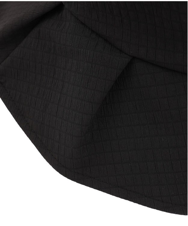 Green Parks ・エンボスギャザーハット Black