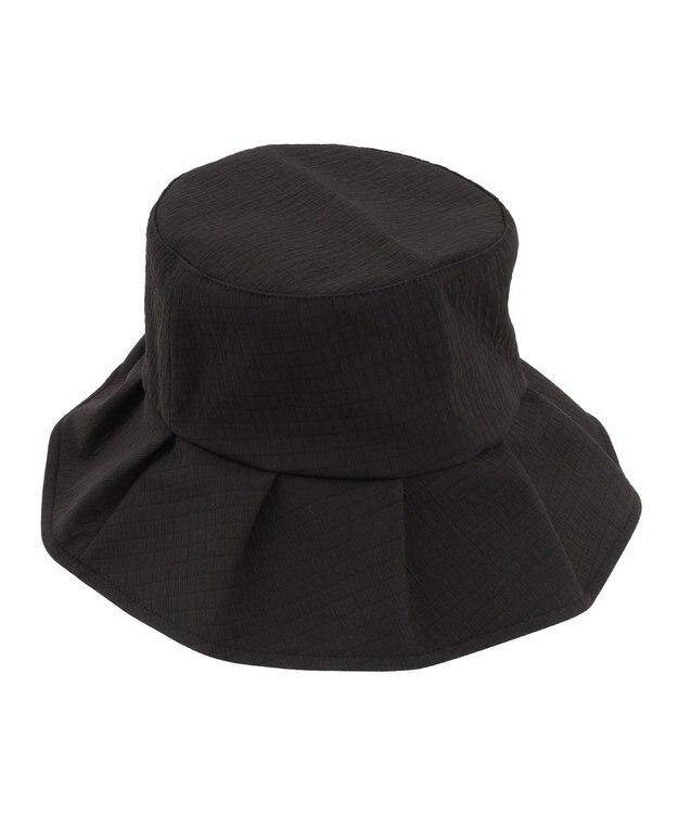 Green Parks ・エンボスギャザーハット Black