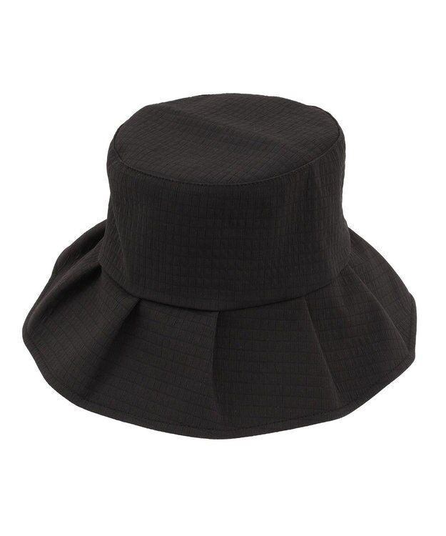 Green Parks ・エンボスギャザーハット Black