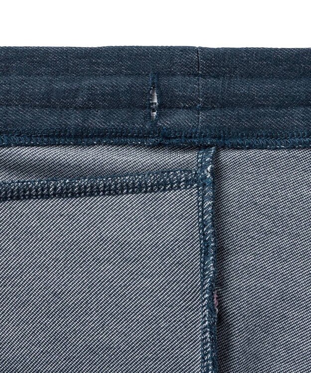 MIKI HOUSE HOT BISCUITS 【80-120cm】 フリル付きストレッチデニムパンツ 紺