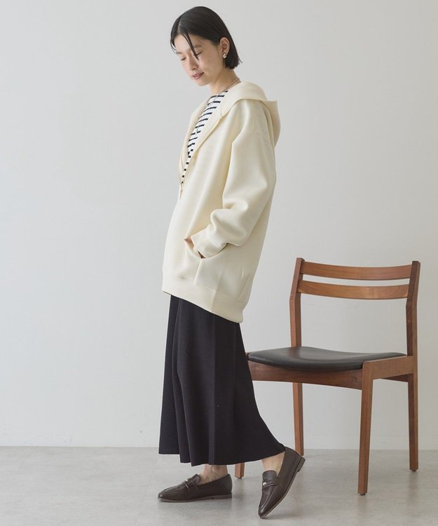 AMERICAN HOLIC ポンチZIPパーカー Ivory